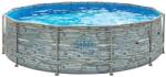 Mountfield Swing Stone fémvázas medence, 366x91cm (3EXX0445)