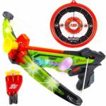 King Sport Arbaleta cu 7 moduri iluminare sageti si tinta, King Sport