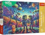 Trefl Puzzle Trefl Familia Treflik, Inspirat de Arta Fantezii Cosmice, 100 de piese Puzzle