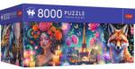 Trefl Puzzle Trefl Premium Plus Lumea Colorata cu poster inclus, 8000 de piese Puzzle