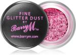 Barry M Fine Glitter Dust csillogó szemhéjfesték árnyalat Crimson Pink 10 g