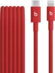 Beats Audio Cablu Date si Incarcare USB-C - Lightning Beats, 1.5m, Rosu MFEH4ZM/A (MFEH4ZM/A) - gsmnet