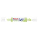 edding Akril marker 2-3mm, és 5-10mm, 3D kétvégű Edding 5400 pasztellzöld (7580247015) - web24