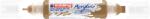 edding Akril marker 2-3mm, és 5-10mm, 3D kétvégű Edding 5400 arany (7580247019) - web24