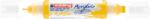 edding Akril marker 2-3mm, és 5-10mm, 3D kétvégű Edding 5400 citromsárga (7580247008) - web24