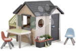Smoby Căsuță de grădină cu bucătărie de vară Garden House Life Smoby cu jgheab, extensibilă cu filtru UV de la 24 luni (SM810308-AH) Casuta pentru copii