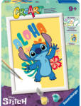 Ravensburger - CreArt pictura pe numere pentru copii Aloha Disney Stitch (RVSPBN23769) Carte de colorat