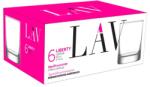LAV Liberty Liqueur 65ml Set de 6 pahare pentru lichior LV-LBR308F (LV-LBR308F)