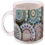  Cană din sticlă IRIS model mandala 9, 7cm 102029 (102029)
