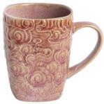  Cană ceramică IRIS cu flori roz 400ml (171215)