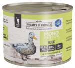 Country Of Animals Cat Monoprotein Duck 200g kacsahús, nedves macskaeledel