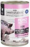 Country Of Animals Cat Monoprotein Pork 400g sertéshús, nedves macskaeledel