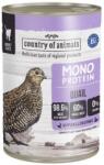 Country Of Animals Cat Monoprotein Quail 400g fürj, nedves macskaeledel