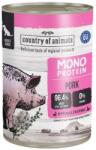Country Of Animals Dog Monoprotein Pork 400g sertéshús, nedves kutyaeledel