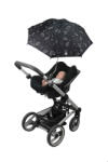 Dooky Umbrela de soare pentru carucior Dooky ROMANTIC LEAVES BLACK (5728254)