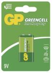 GP Batteries Greencell elem 9V féltartós bliszteres 6F22 GP1604GC1