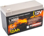 Powermat Li-Ion Akkumulátor - 12V, 12Ah - Permetezőkhöz (PM-AKLJ-12V12AM) (POW-PM1517)