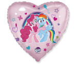 GoDan Balon folie inima My Little Pony 46 x 48 cm roz GD2120 Baloane folie (GD2120)