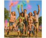 GoDan Pudra Holi PPI pentru petreceri, Non-toxic, 70 g GD1945-OR Articole pentru decor Culoare Portocaliu (GD1945-OR)
