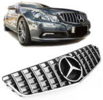  Mercedes Benz W207 C207 A207 2009-2013 króm - fekete hűtőrács Panamerica AMG GT stílusban emblémával