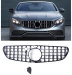  Mercedes Benz C217 coupe 63 - 65 AMG 2014-2017 króm - fekete hűtőrács Panamerica AMG GT stílusban