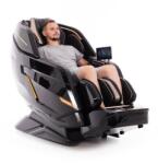 UNIZDRAV LUX 4D MASSAGER elektromos masszázsfotel, fekete-arany (Használt darab)