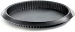 Lékué quiche és lepény sütőforma, D=28cm, platina szilikon, fekete
