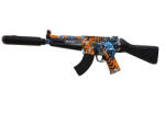  Gélgolyós automata MP5 játék fegyver akkumulátoros gel blaster füst és fény effekttel (G545-3C)