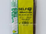 SapiSelco 200x4, 5 barna gyorskötöző - kábelkötegelő (100db/csomag) SapiSelco SELFIT COLOR [SEL. 15.223]