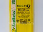 SapiSelco Sárga gyorskötöző 380x4, 5 mm - sárga kábelkötegelő (100db/csomag) SapiSelco SELFIT COLOR [SEL. 14.427]