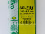 SapiSelco Zöld gyorskötöző 380x4, 5 mm - zöld kábelkötegelő (100db/csomag) SapiSelco SELFIT COLOR [SEL. 12.427]