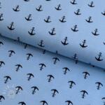  Jersey GLITTER Anchor light blue