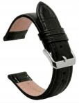 Peyton Rous Óraszíj 16MM Férfi Fekete Krokodil Bőr Teleszkóp (5908019980953)
