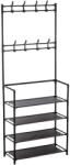 AdTrend Cuier cu pantofar 60 x 26 x 170 cm (111354) Pantofar