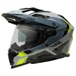 O'Neal DSRS Nomad V. 26 Black/Grey/Neon Yellow Cască Moto Față întreagă ECE 22.06 cu Sunvisor ONL000KRA140 (ONL000KRA140)