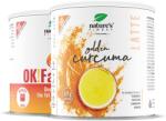 Nature’s Finest Golden Curcuma Latte + OK! FatBurn | suport metabolism grăsimi + carbohidrați | latte cu turmeric pentru digestie + energie | alga ID-alG