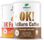 Nature’s Finest OK! FatBurn Coffee + OK! FatBurn | suport metabolism grăsimi + control apetit | ID-alG + L-carnitină + guarana pentru energie + rutină de slăbit