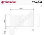 Totachi TCA-367 pollenszűrő