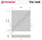 Totachi TCA-166K pollenszűrő