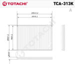 Totachi TCA-313K pollenszűrő