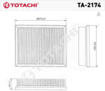 Totachi TA-2174 levegőszűrő