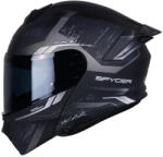 Spyder Force Negru/gri Cască Moto Flip-Up ECE 22.06 1600gr cu Sunvisor 10050-475 (10050-475)