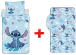 Kidsfashion Disney Lilo és Stitch, A csillagkutya ágyneműhuzat és gumis lepedő szett (PP007)