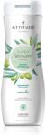 ATTITUDE Super Leaves Pear & Amber успокояващ душ гел 473ml