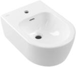 Villeroy & Boch Skyla - Bideu suspendat 530x370 mm, cu preaplin, orificiu pentru baterie, CeramicPlus, alb alpin 448200R1 (448200R1)