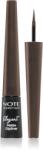 Note Cosmetique Elegant Matte Dipliner tuș lichid pentru ochi, cu efect mat culoare 02 Coffee Brown 2.5 ml