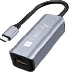TECHLY IDATA USB-ETGIGA-CA Cardă de rețea/Adaptor USB-C la RJ45 Gigabit Ethernet (IDATA USB-ETGIGA-CA)