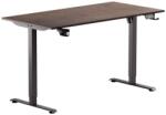 Antares Електрическо бюро Antares - Kento, 120 x 60, тъмен орех/черно (KENTO-BLACK/DARK WALNUT) - ozone