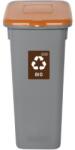 IGOTREND Szelektív hulladékgyűjtő 53 l FLAP BIN, szürke/barna