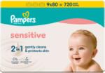 Pampers törlőkendő (9x80/fólia) Érzékeny bőrre